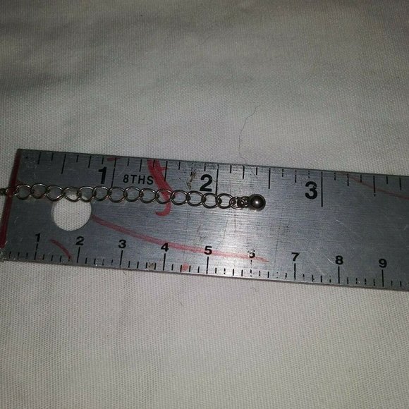 PINK LETTER "A" w/PRINCESS CHARM NECKLACE AND PRINCESS CHARM EARRINGS CA 00691 - Picture 6 of 12